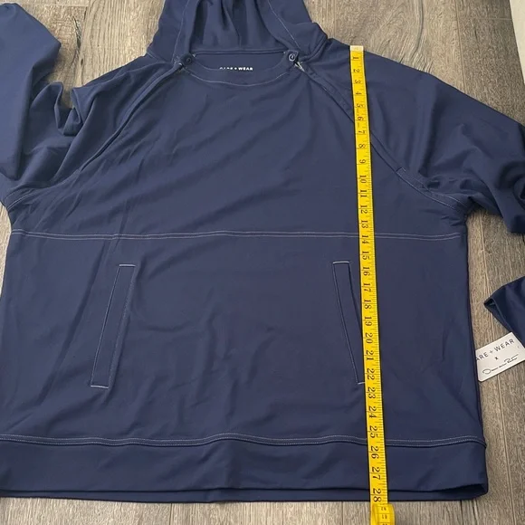 Oscar de la Renta Deep Blue Hoodie - Picture 6 of 15